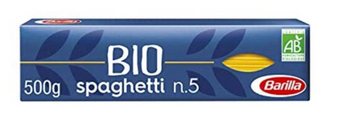 Paste lungi spaghetti n5, eco-bio, 500g - barilla