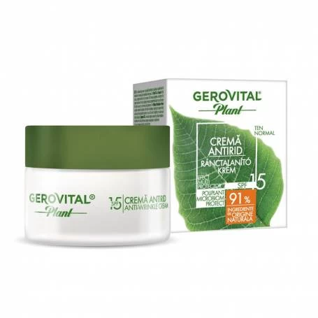 Crema antirid, 50ml - Gerovital Plant