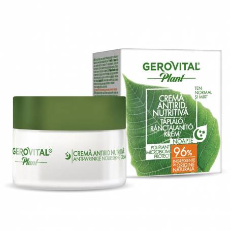 Crema antirid nutritiva, 50ml - Gerovital Plant