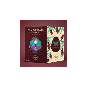 Ou cu ciocolata si lapte, fara zahar, 100g  - Sweeteria