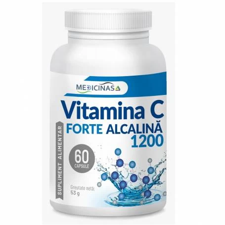 Vitamina C Forte alcalina, 60cps - Medicinas