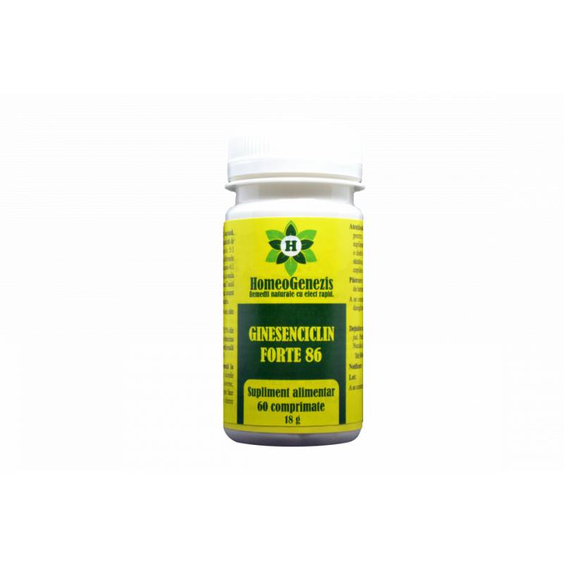 Ginesenciclin Forte 86, 60cpr Homeogenezis