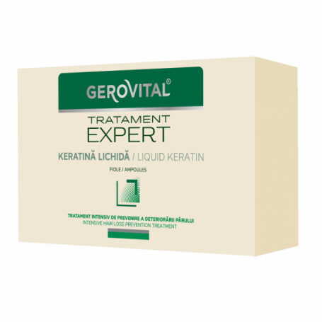 Keratina lichida, 10buc- Gerovital Tratament Expert