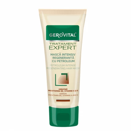 Masca intensiv regeneranta cu petroleum, 150ml - Gerovital Tratament Expert