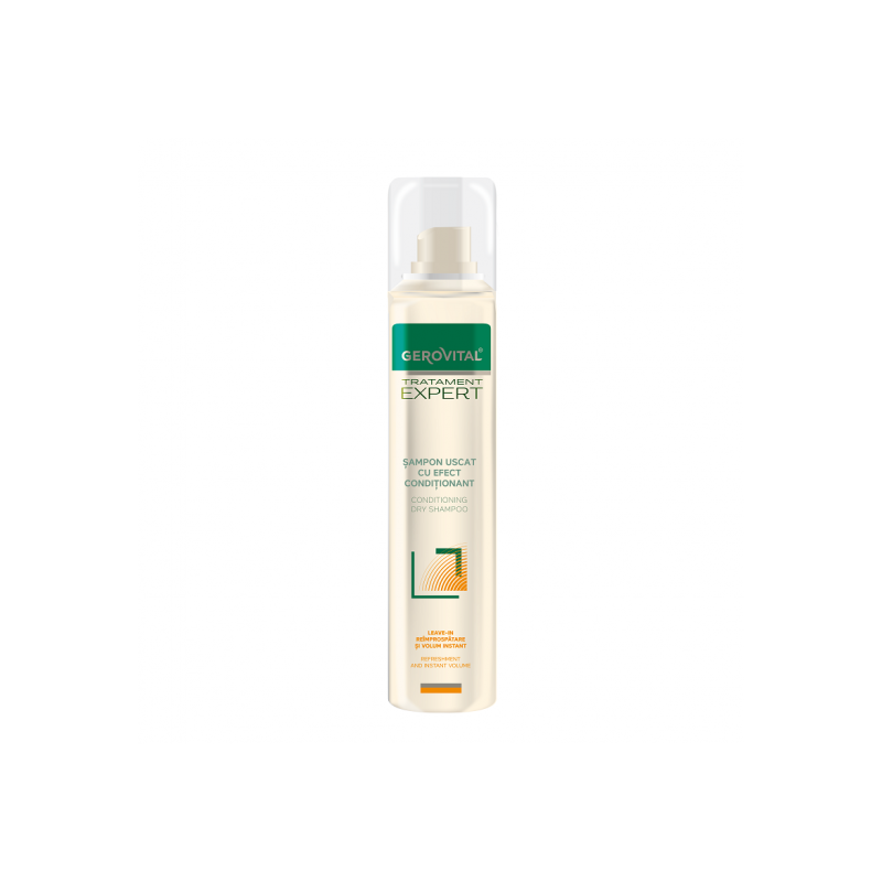 Sampon uscat cu efect conditionat, 200ml - Gerovital Tratament Expert