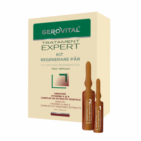 Kit regenerare par, 20buc - Gerovital Tratament Expert