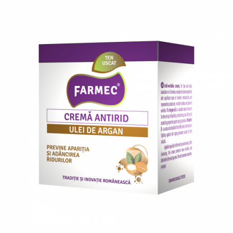 Crema antirid cu ulei de argan, 50ml - Farmec