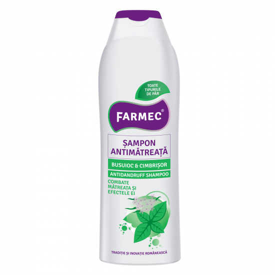 Sampon antimatreata cu busuioc si cimbrisor, 400ml - farmec