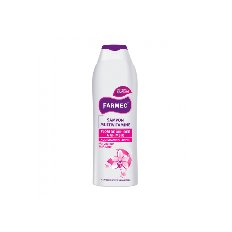 Sampon multivitamine cu orhidee si ghimbir, 400ml - Farmec