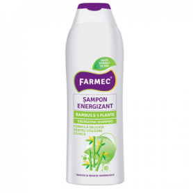 Sampon energizant bambus si 5 plante, 400ml - Farmec
