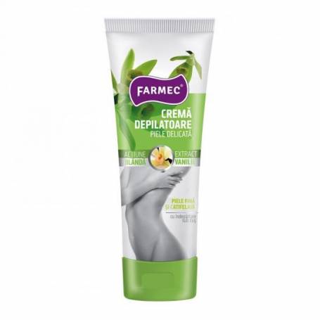 Crema depilatoare piele sensibila cu vanilie, 150ml - Farmec