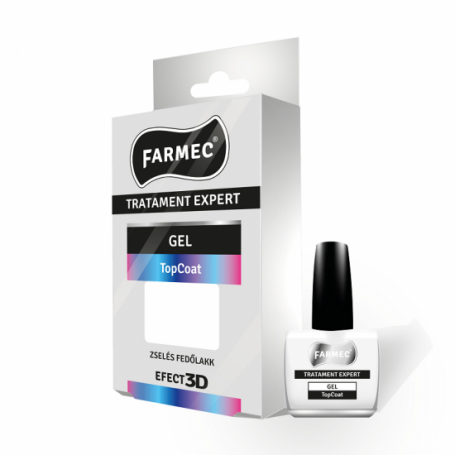 Gel Top Coat, 11ml - Farmec Tratament Expert