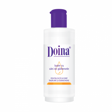 Lapte demachiant cu ulei de galbenele, 200ml - Doina