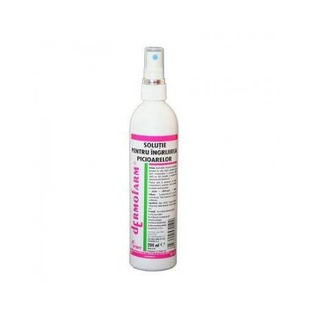 Solutie Pentru Ingrijirea Picioarelor, 200ml - Dermofarm