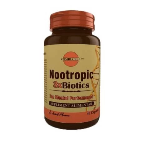 NOOTROPIC 3XBIOTICS, 40CPS - MEDICA