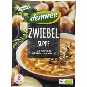 Supa crema de ceapa, instant, eco-bio, 40g - Dennree