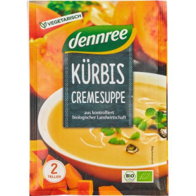 Supa crema de dovleac bio, la plic, eco-bio, 40g - Dennree
