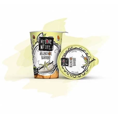 PREPARAT FERMENTAT CU VANILIE SI MIGDALE, ECO-BIO, 180G - MY LOVE MY LIFE