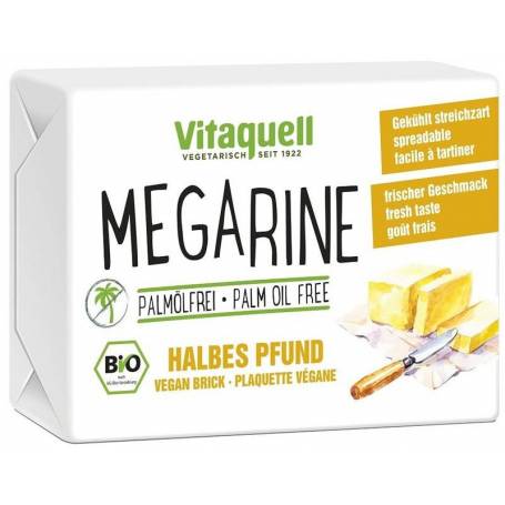 Margarina vegetala, VEGAN BLOCK, eco-bio, 250g - Vitaquell