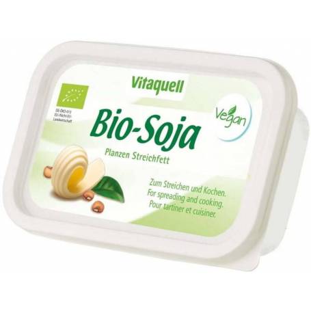 Margarina vegetală din ulei de soia, Bio-Soja, eco-bio, 250g - Vitaquell