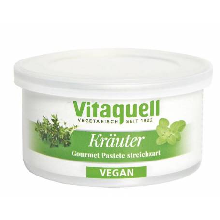 Pate vegetal, cu ierburi aromatice picant, eco-bio, 125g - Vitaquell