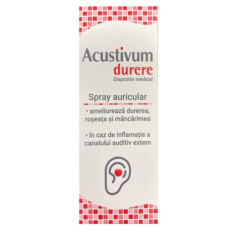 Spray auricular Acustivum durere, 20ml - Zdrovit