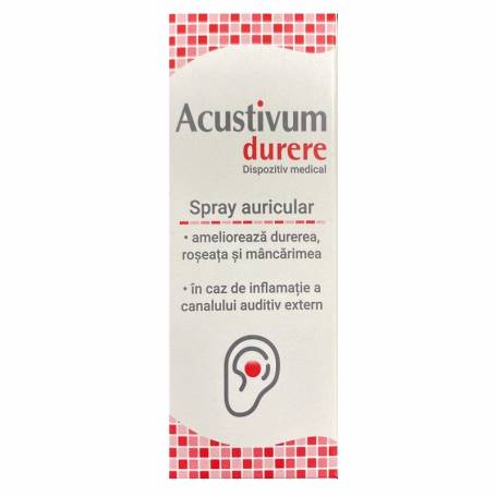 Spray auricular Acustivum durere, 20ml - Zdrovit