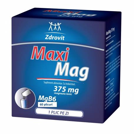 MaxiMag 375 mg, 60plicuri - ZDROVIT