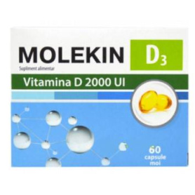 Molekin vitamina D3 2000 UI, 60cps - ZDROVIT