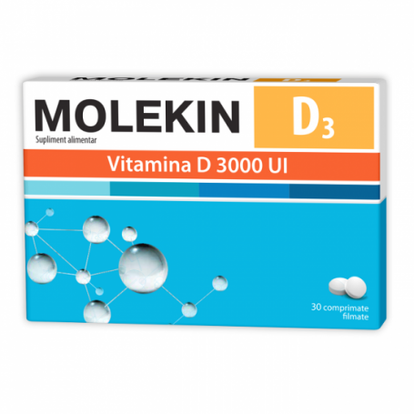 Molekin vitamina D3 2000 UI, 30cpr - ZDROVIT
