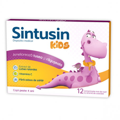 Sintusin Kids, 12cpr - ZDROVIT