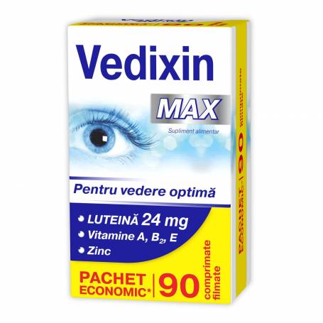 Vedixin Max pentru vedere optima, 90cps - ZDROVIT