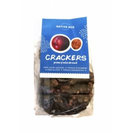 Crackers cu Prune si Miez de Nuca, 70g - Unison