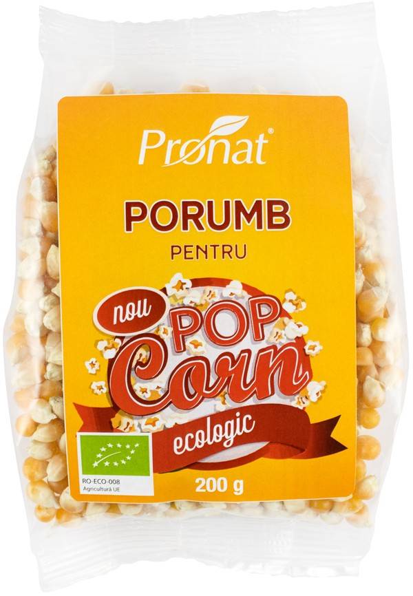 Porumb pentru popcorn, eco-bio, 200g - pronat