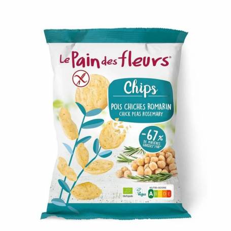 Chipsuri de naut cu rozmarin, 50g - Le pain des fleurs