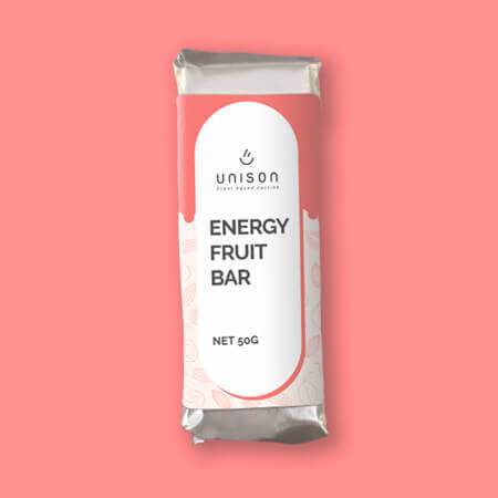 Energy Fruit Bar Baton raw vegan, 50g - Unison