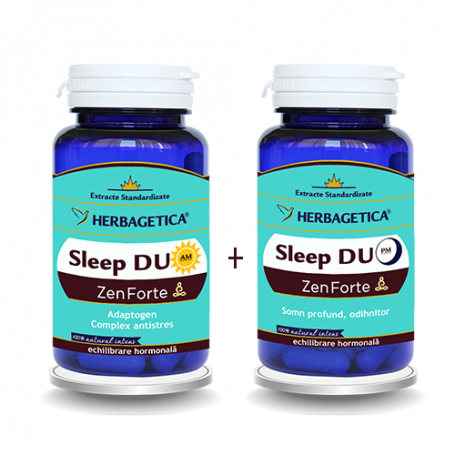 Sleep Duo AM/PM Zen Forte 120cps+120cps - Herbagetica