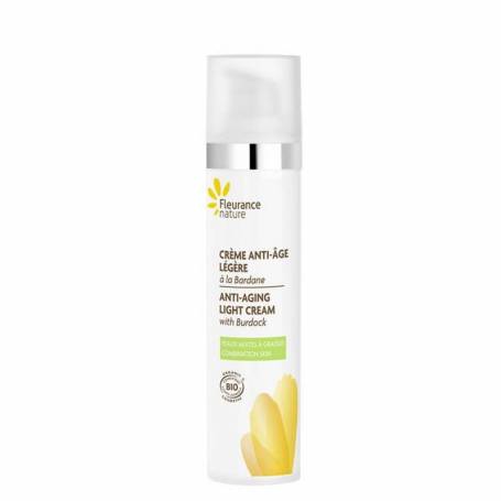 Crema anti-age cu brusture pentru ten mixt-gras, 40ml - Fleurance Nature