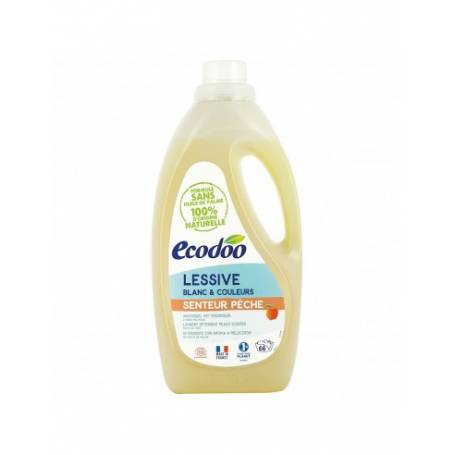 Detergent rufe cu aroma de piersici, eco-bio, 2l - Ecodoo