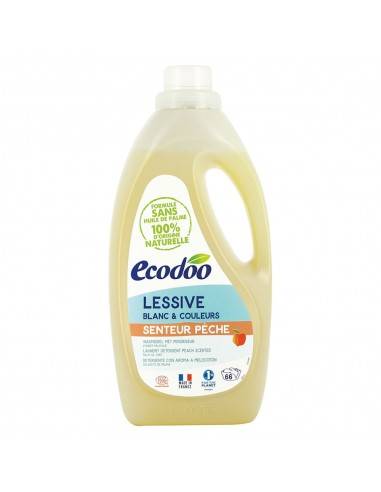 Detergent rufe cu aroma de piersici, eco-bio, 2l - ecodoo