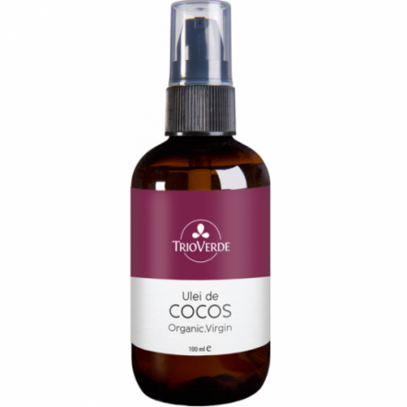 Ulei de Cocos virgin, 100ml - Trio Verde