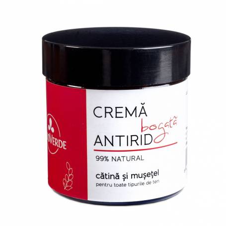 Crema bogata antirid cu catina si musetel, 50ml - Trio Verde