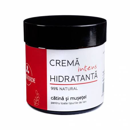 Crema intens hidratanta cu catina si musetele, 60ml - Trio Verde