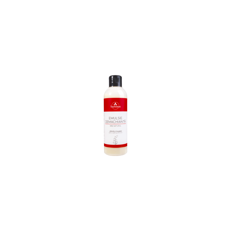 Emulsie demachianta cu Catina si Musetel, 200ml - Trio Verde
