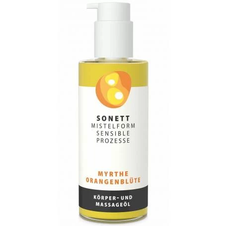 Ulei pentru corp si masaj cu mirt si flori de portocal, eco-bio, 145ml - Sonett