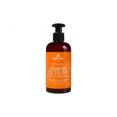 Sampon Antimatreata cu extract de Samburi de Telina, 250ml - Trio Verde