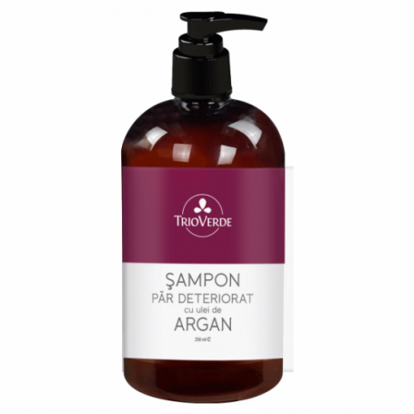 Sampon par deteriorat cu ulei de argan, 250ml - Trio Verde