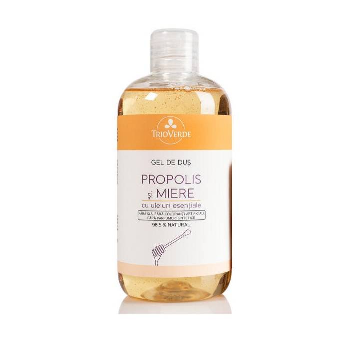 Gel de dus cu miere si propolis, 300ml - trio verde