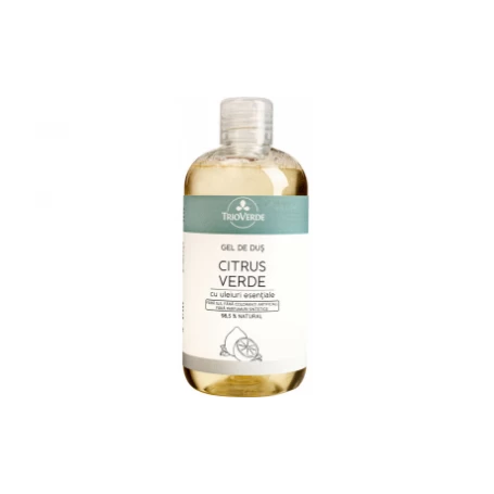 Gel de Dus cu Citrus Verde, 300ml  - Trio Verde