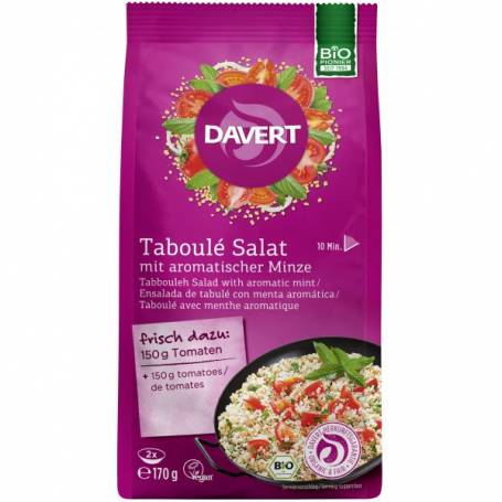 Salata taboule cu menta, eco-bio, 170g - Davert